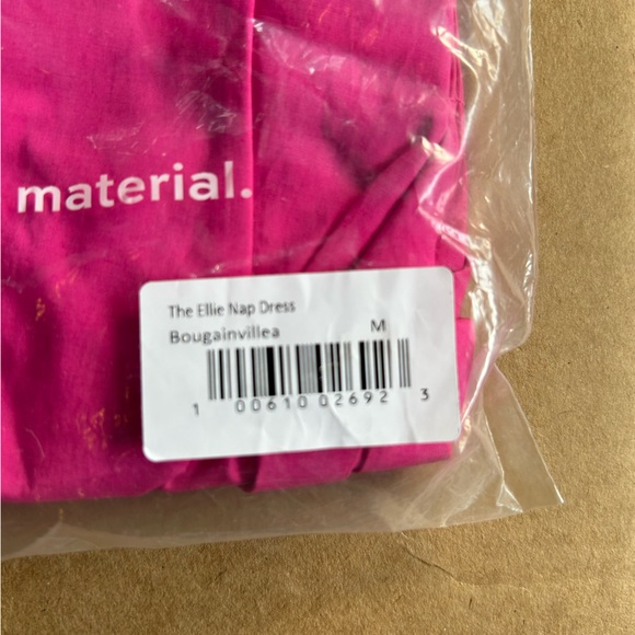 NWT Hill House Home Ellie Nap Dress in Bougainvillea Pink Women’s Sz Medium - Picture 6 of 7